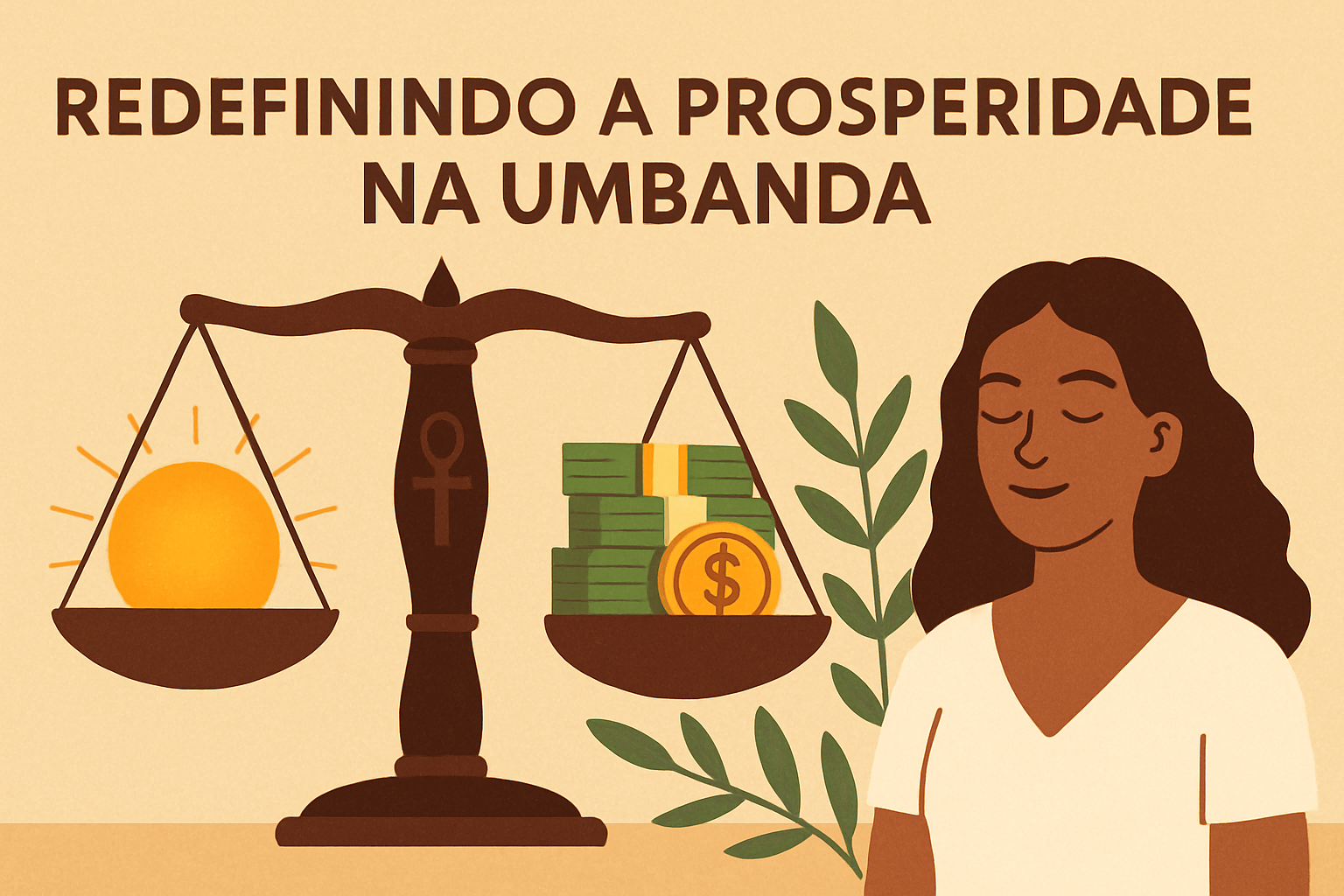 Imagem de capa do artigo: Prosperidade consciente na Umbanda: equilíbrio entre Axé, vida e dinheiro