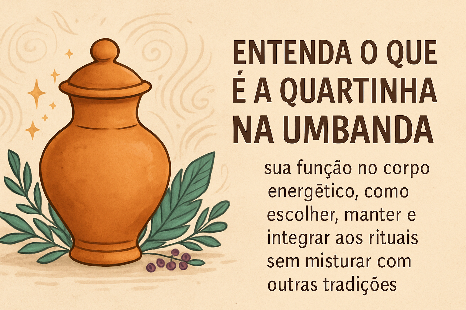 Imagem de capa do artigo: Quartinha na Umbanda: função, símbolos e cuidados