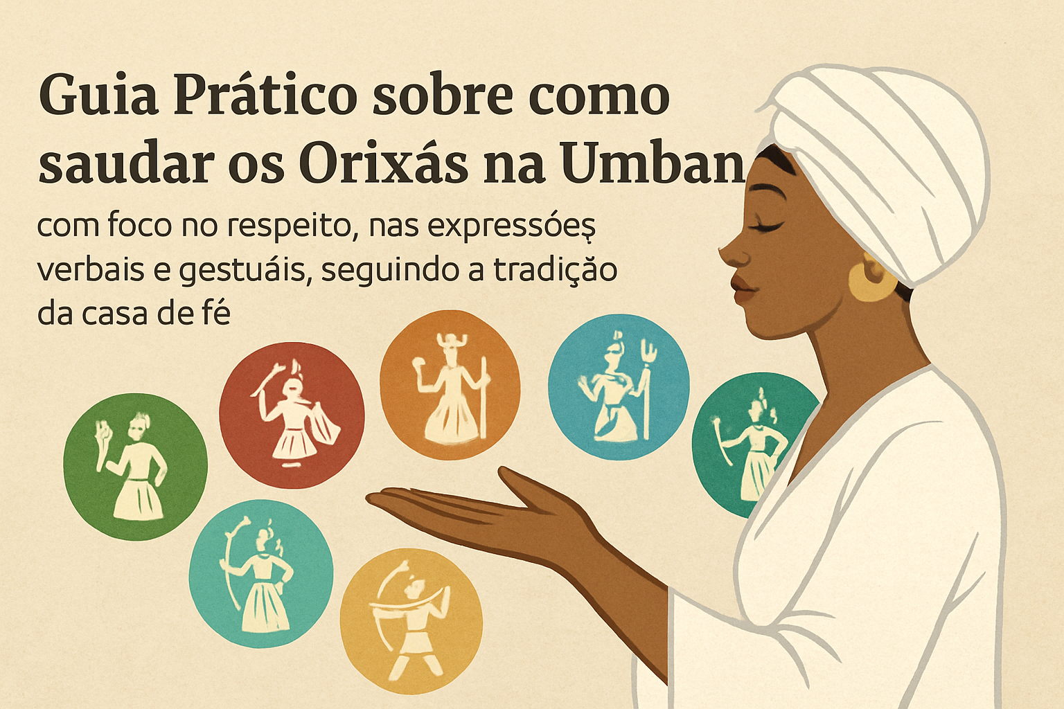 Imagem de capa do artigo: Saudações aos Orixás na Umbanda: Guia de Respeito e Prática