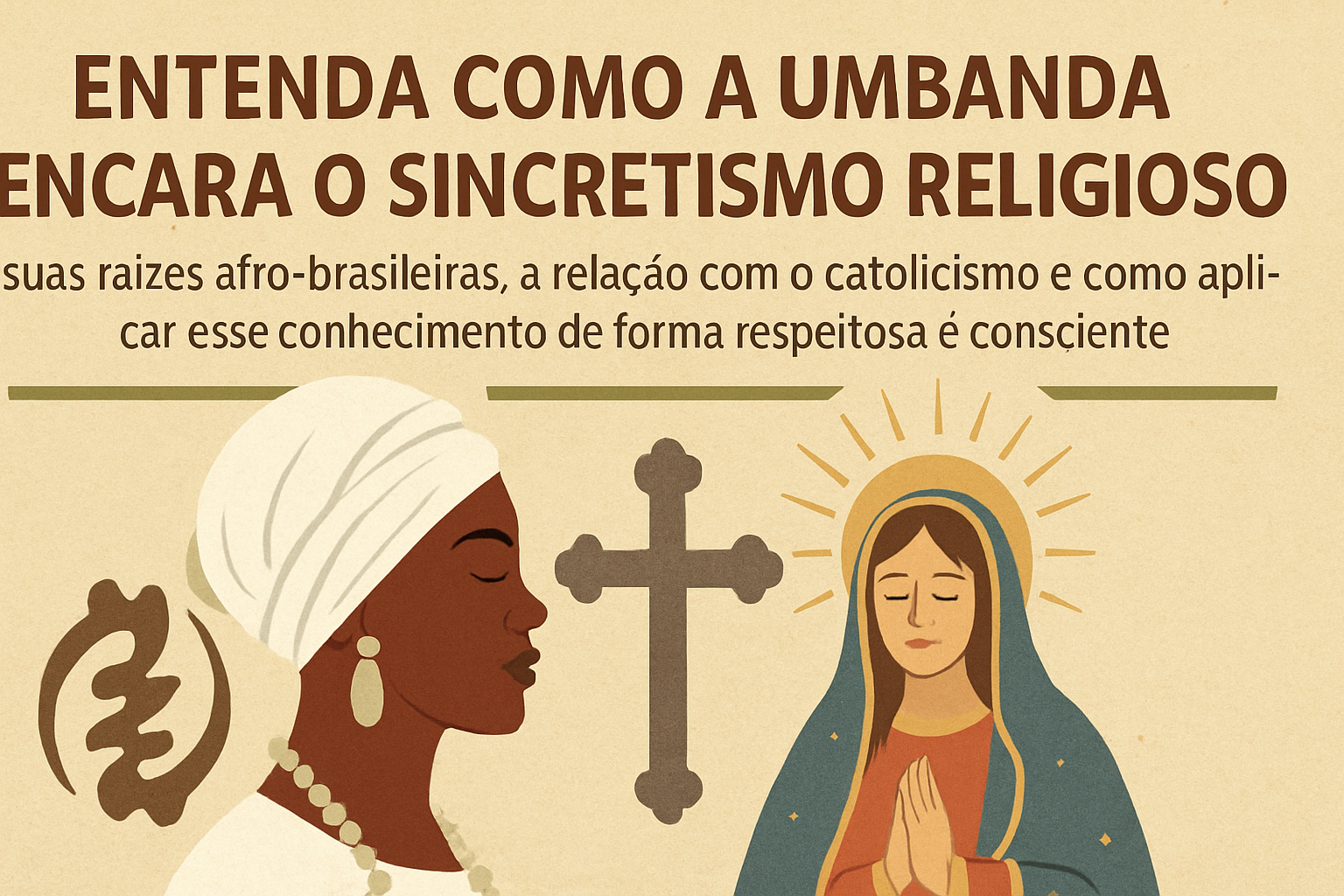 Imagem de capa do artigo: Sincretismo Religioso na Umbanda: história, raízes e prática com respeito à matriz africana