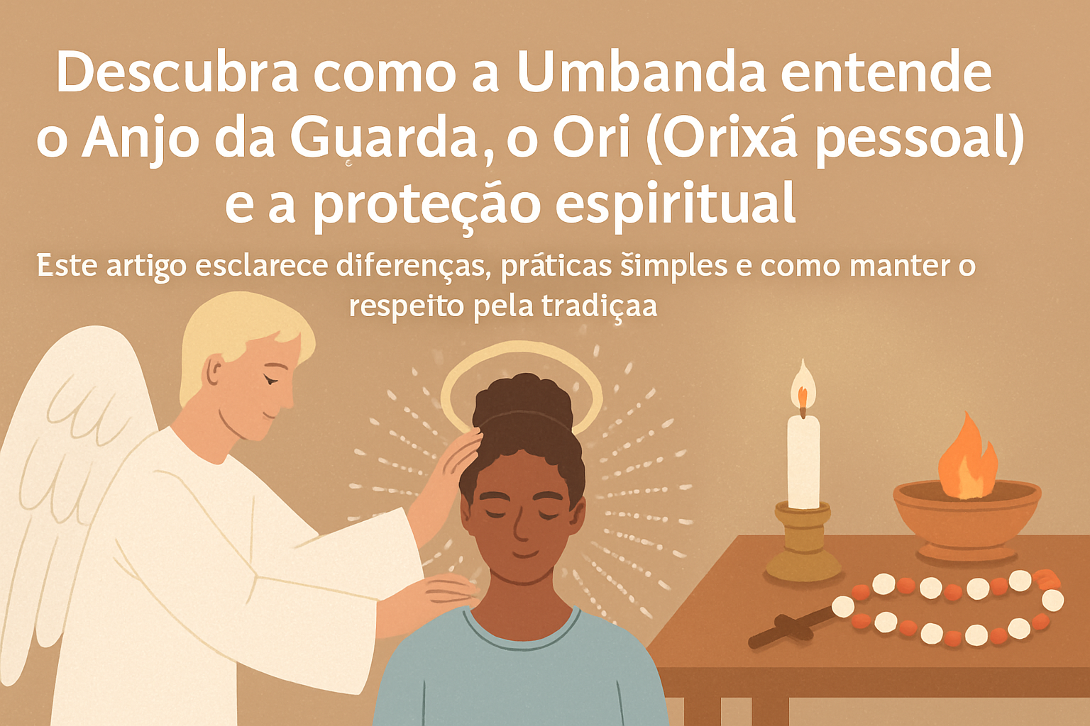 Imagem de capa do artigo: Umbanda: Anjo da Guarda, Ori e Proteção — Guia Prático e Respeitoso
