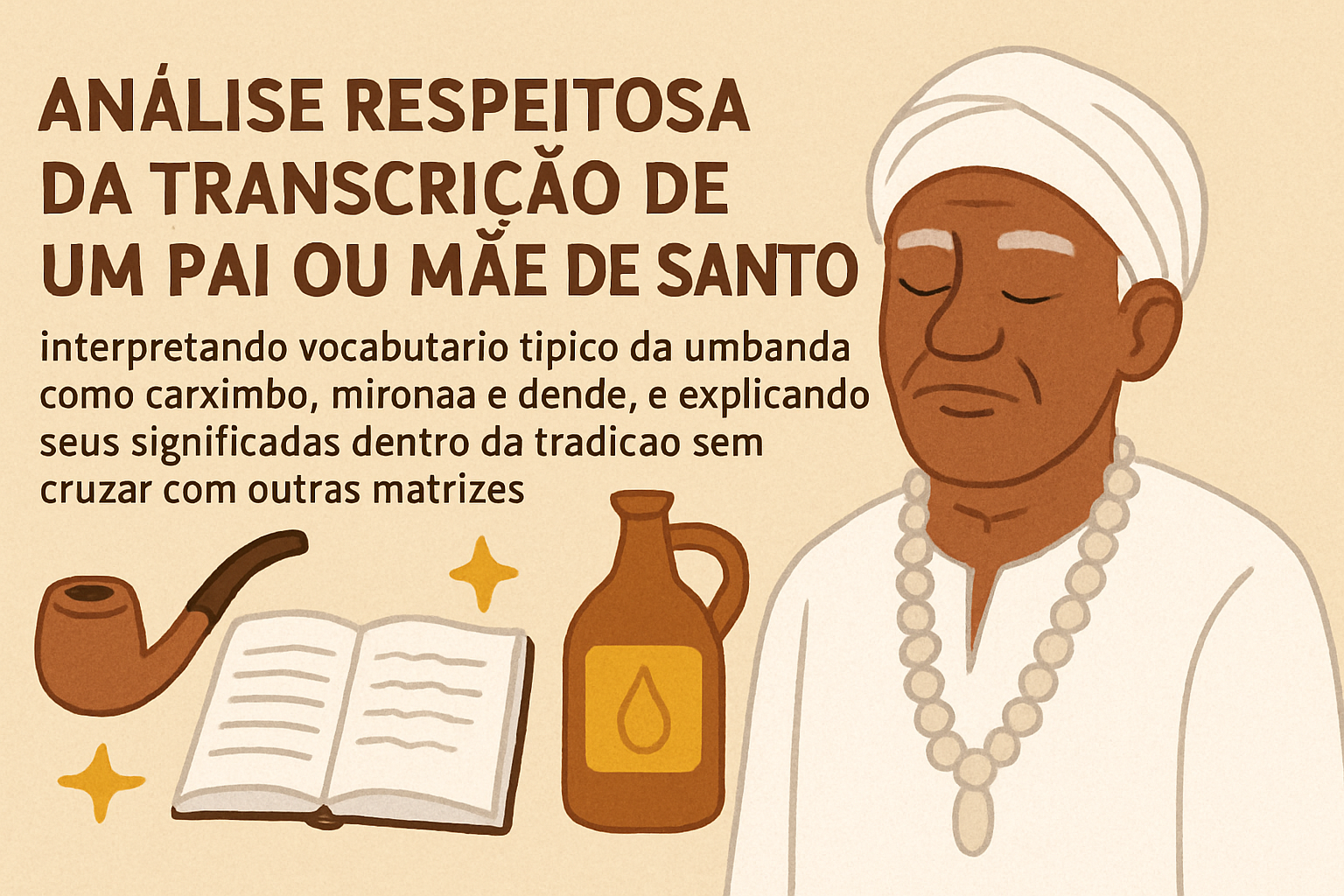 Imagem de capa do artigo: Umbanda: Decifrando a Transcrição de uma Cantiga — Caiximba, Mironga e Cachimba