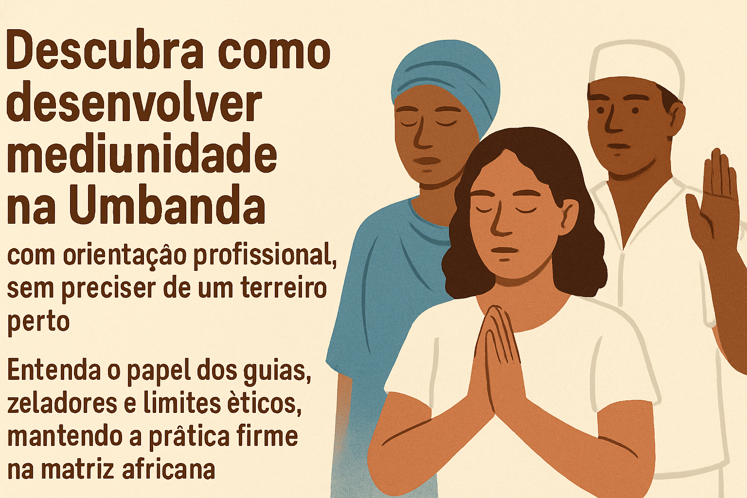 Imagem de capa do artigo: Umbanda: Desenvolvimento mediúnico responsável mesmo sem terreiro próximo