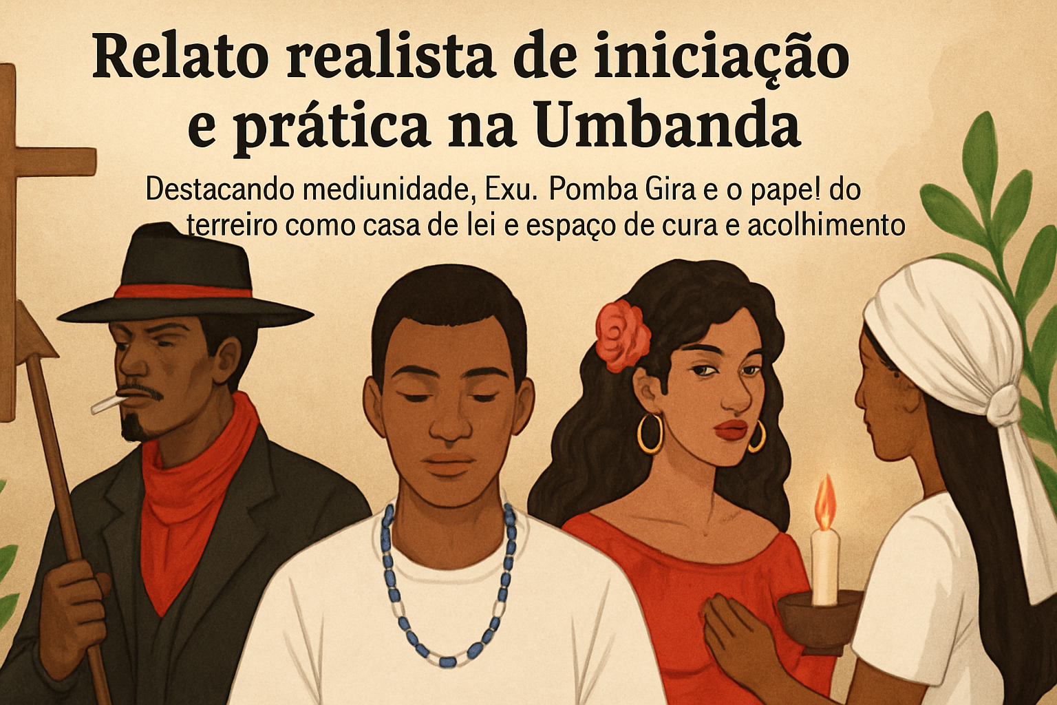 Imagem de capa do artigo: Umbanda: Jornada de um Filho de Umbanda — Autoconhecimento, Acolhimento e Guias