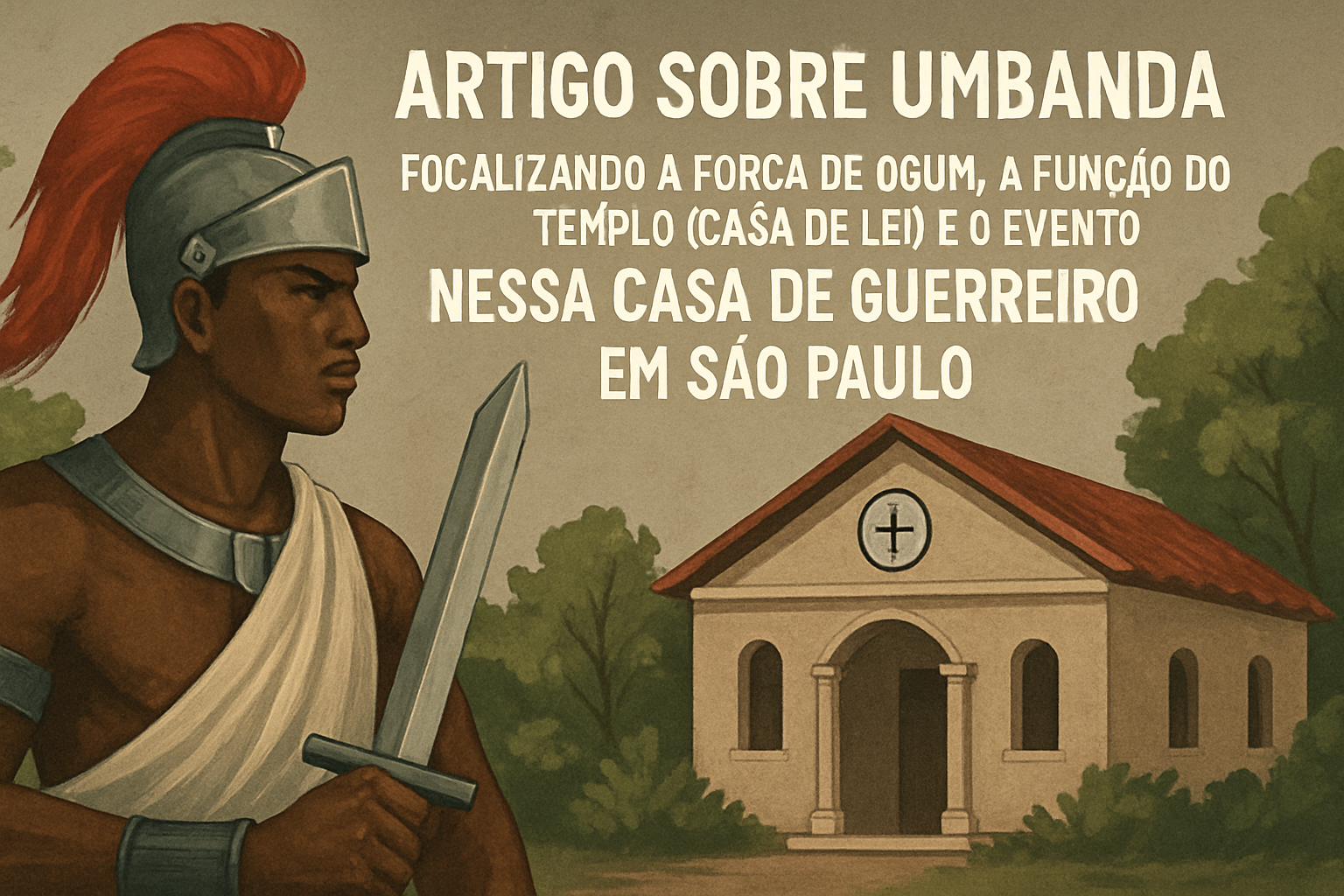 Imagem de capa do artigo: Umbanda, Ogum e a Casa de Lei: estudo, fé e celebração em São Paulo