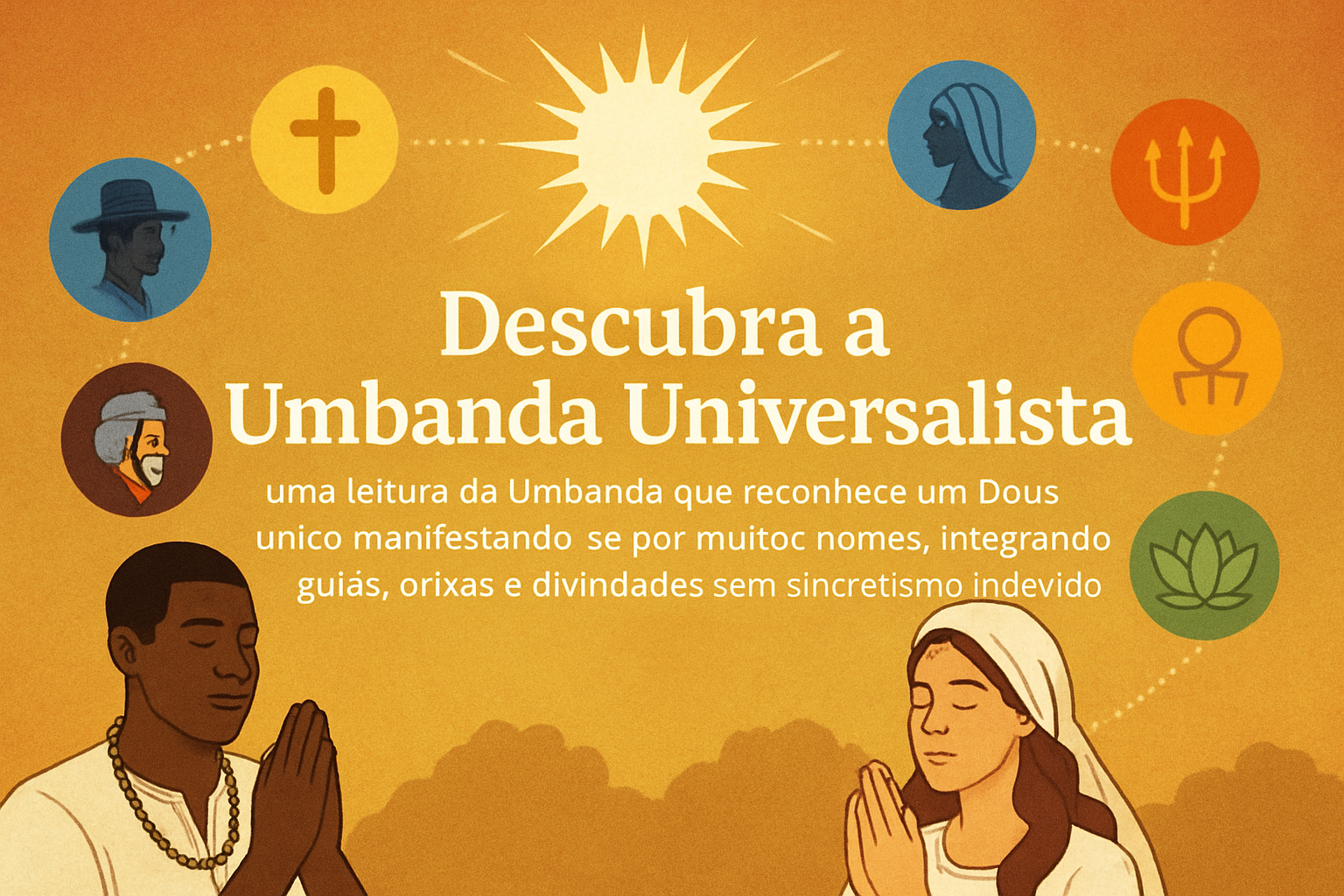 Imagem de capa do artigo: Umbanda Universalista: a visão de um Deus único com muitos nomes e a prática inclusiva da Umbanda