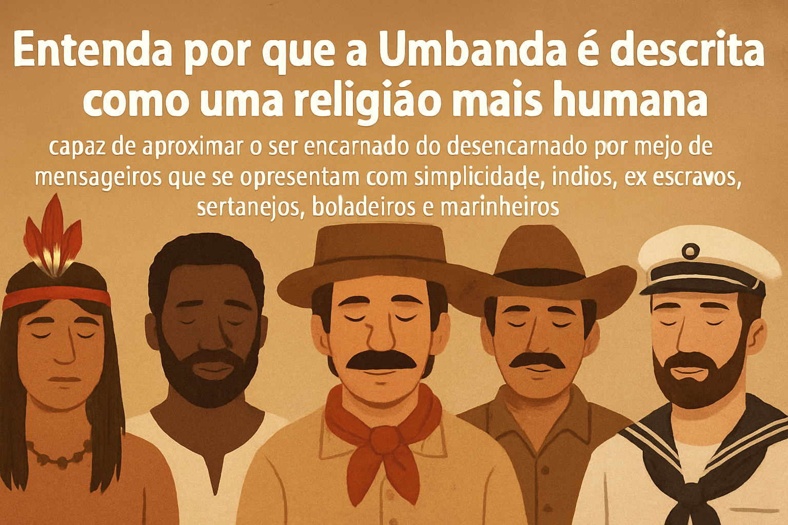 Imagem de capa do artigo: Umbanda: a religião mais humana — conexão com Deus por mensageiros