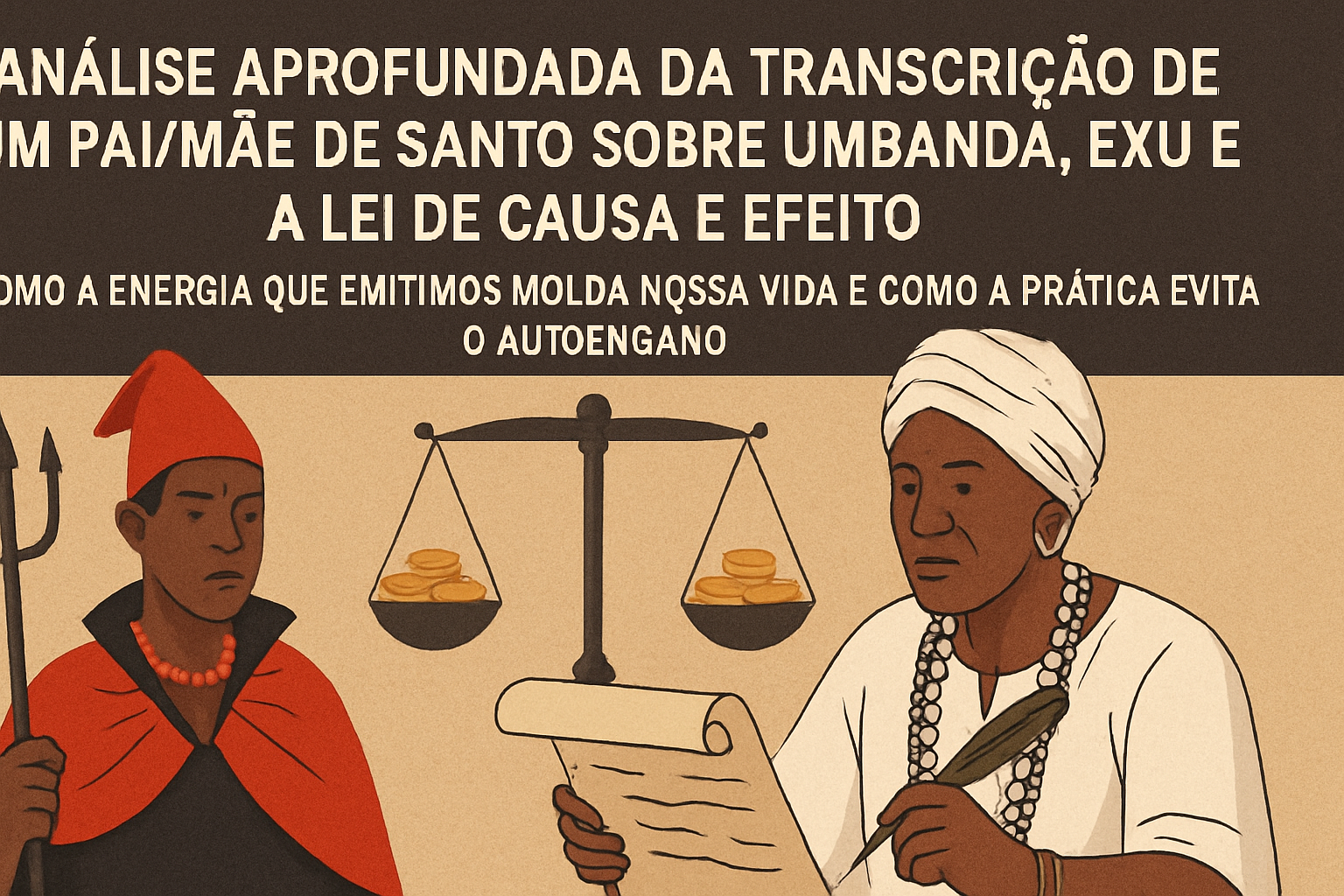 Imagem de capa do artigo: Umbanda e a Lei da Reciprocidade: Exu como Energia que Devolve o que Emitimos