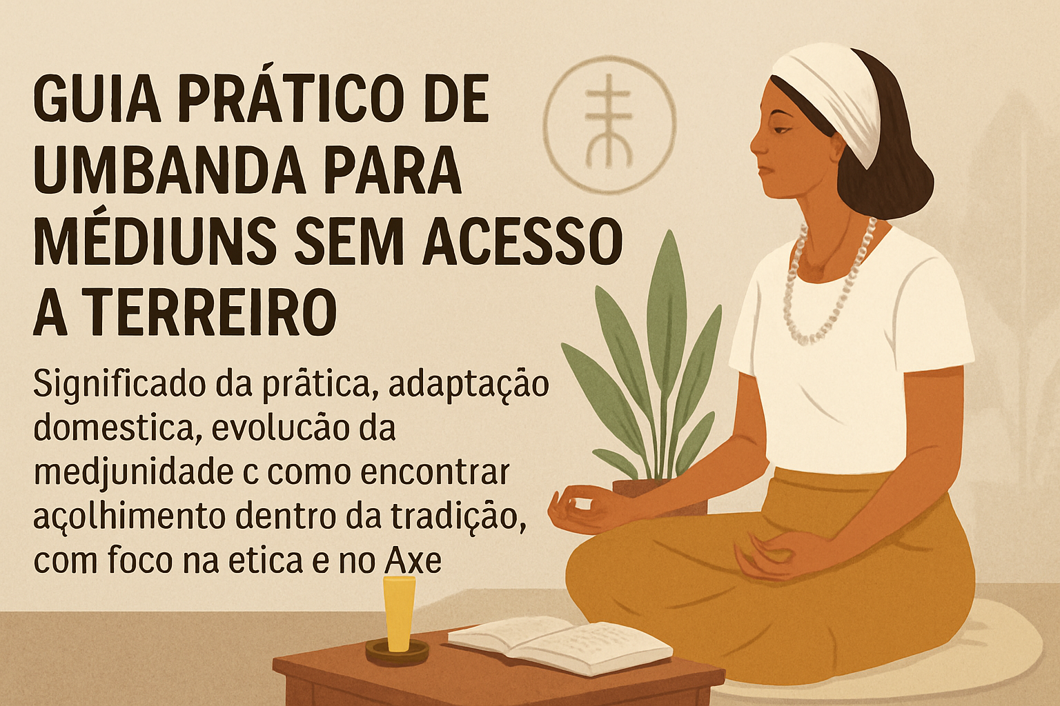 Imagem de capa do artigo: Umbanda: orientação prática para médiuns sem terreiro — como evoluir com respeito à tradição