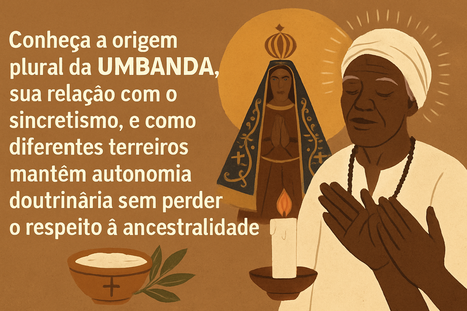 Imagem de capa do artigo: Umbanda: origem plural, sincretismo e autonomia doutrinária