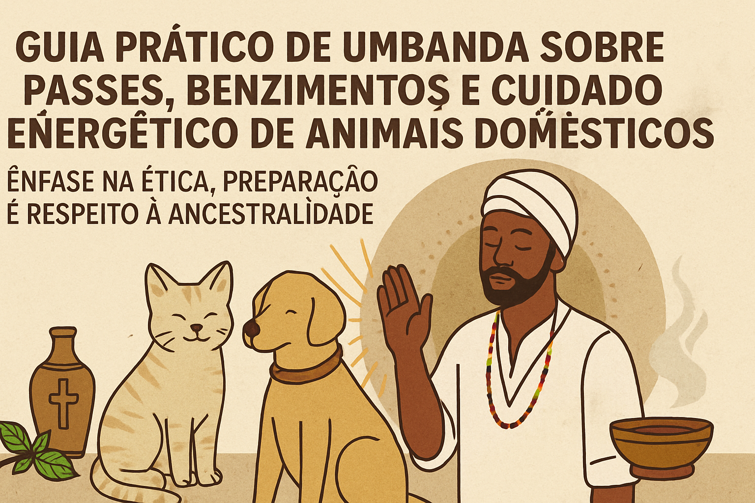 Imagem de capa do artigo: Vencimento de Animais na Umbanda: Guia Ético e Prático de Passes e Benzimentos