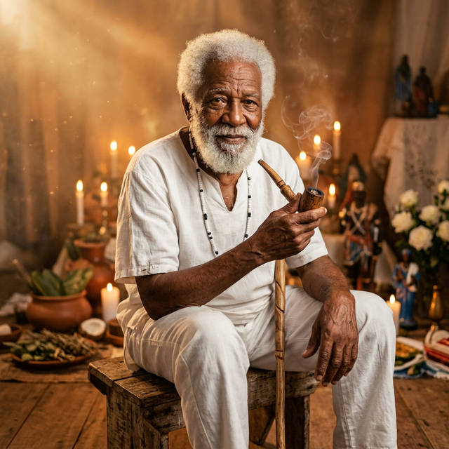 Capa do artigo: A Linha dos Pretos Velhos: Sabedoria e Humildade