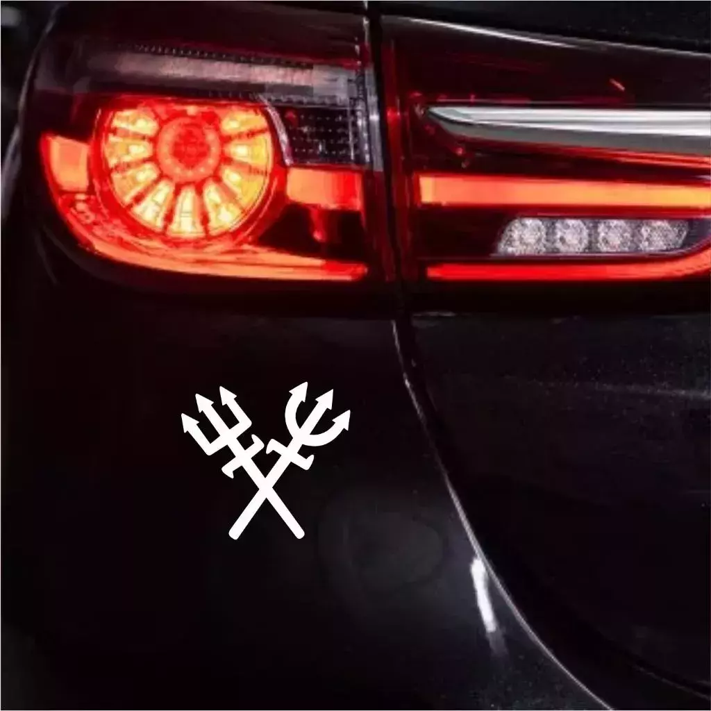 Adesivo Recortado - Tridente 14x15cm