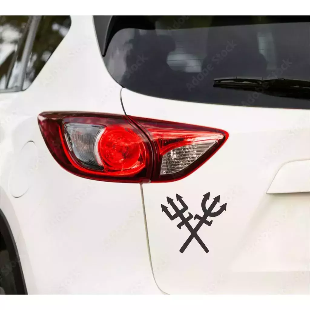 Miniatura 2 de Adesivo Recortado - Tridente 14x15cm