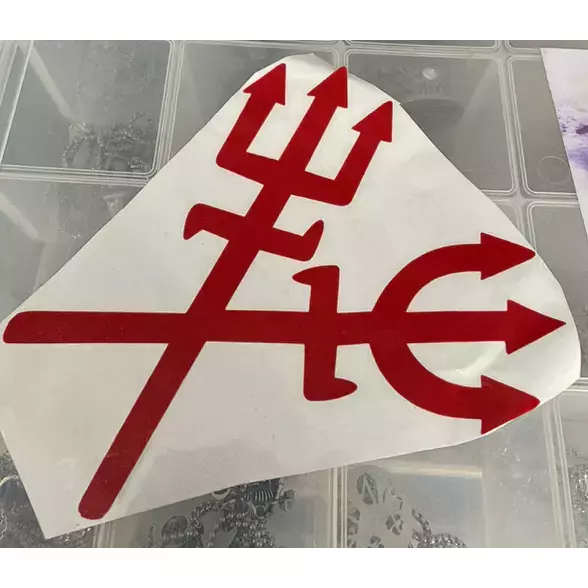 Miniatura 5 de Adesivo Recortado - Tridente 14x15cm