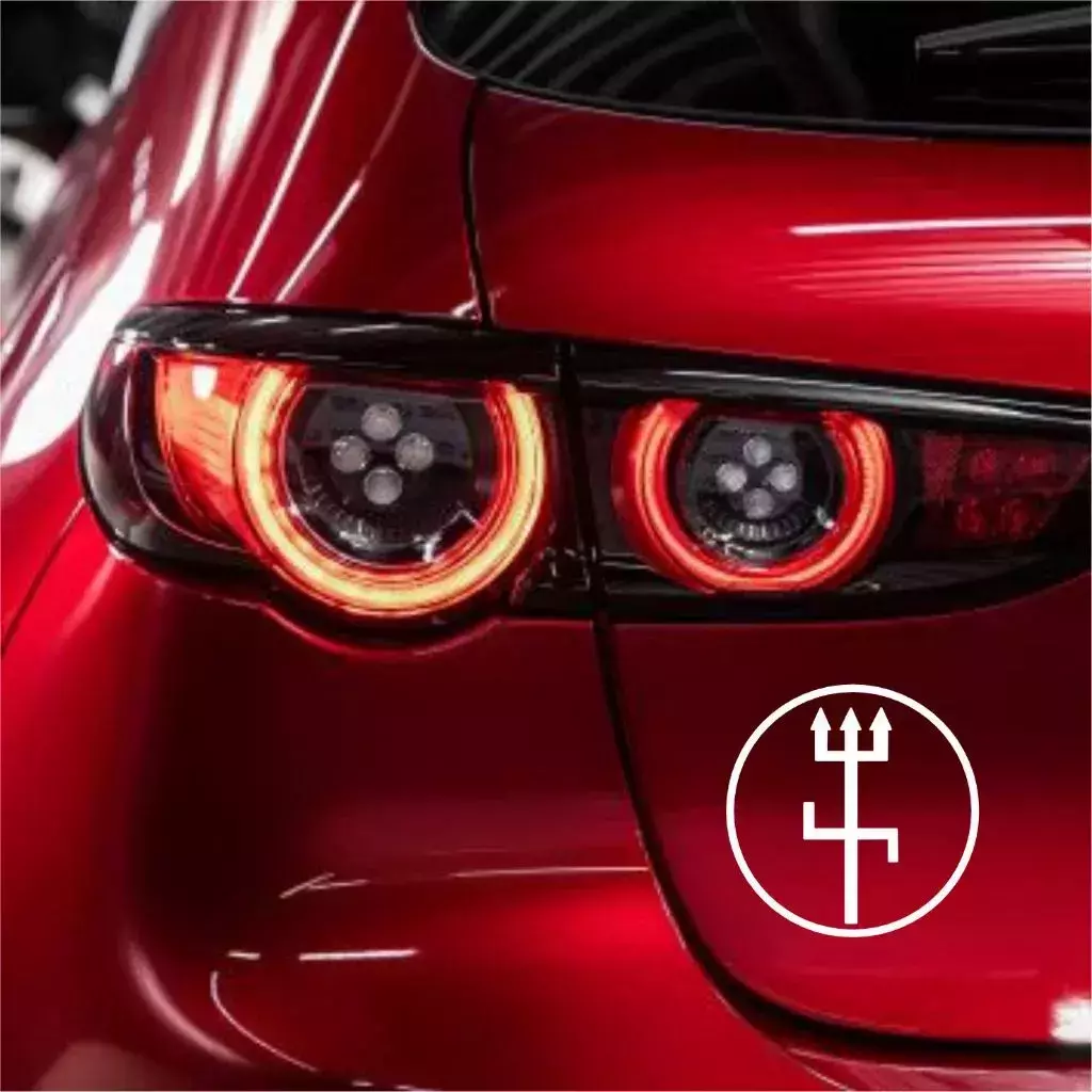 Miniatura 3 de Adesivo Recortado - Tridente 7x7cm