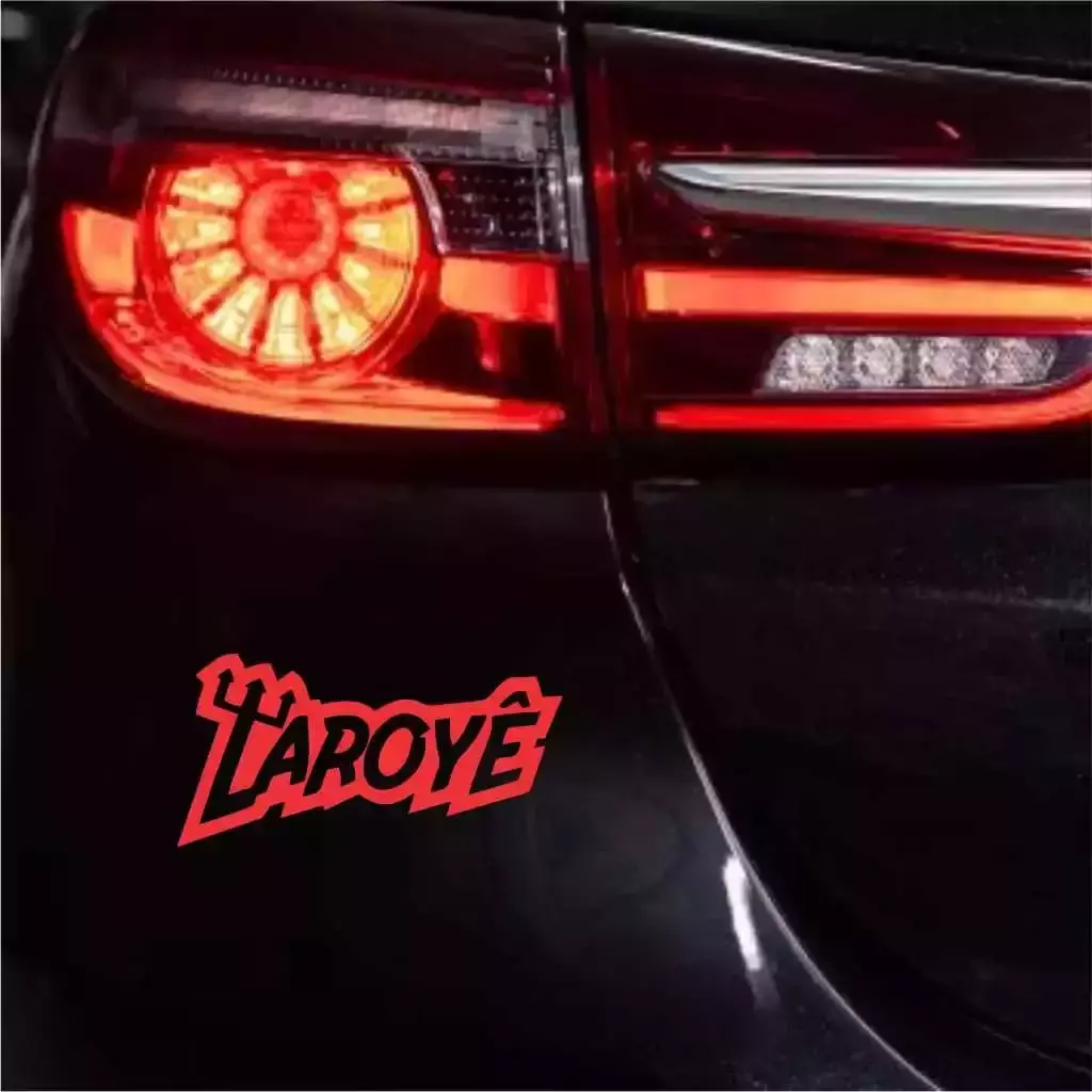 Miniatura 2 de Adesivo Recortado - LAROYÊ UMBANDA CANDOMBLÉ 16x8