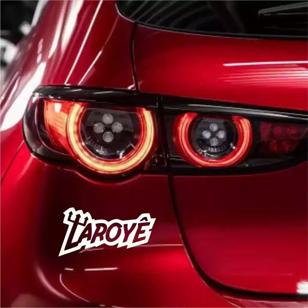 Adesivo Recortado - LAROYÊ UMBANDA CANDOMBLÉ 16x8