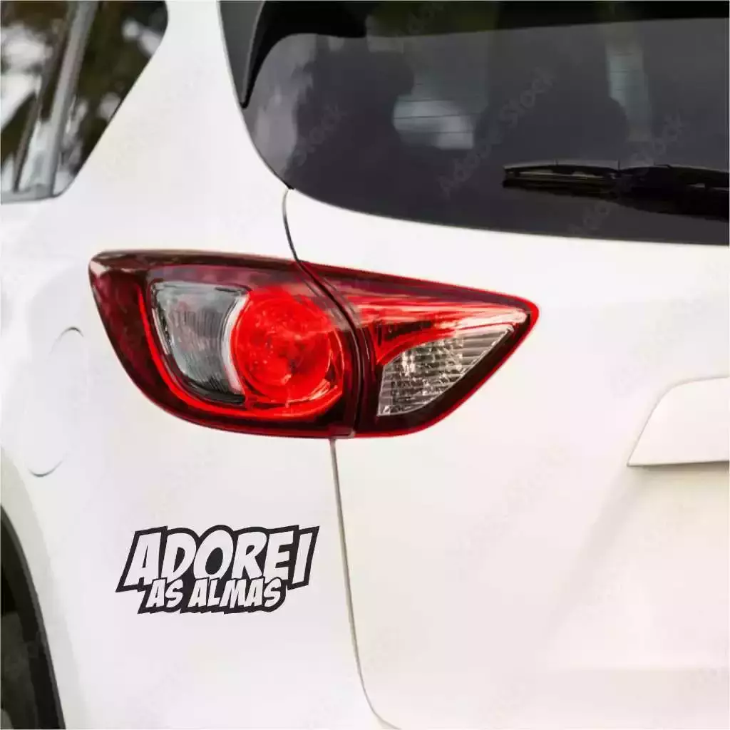 Miniatura 3 de Adesivo Recortado - ADOREI AS ALMAS Umbanda Candomblé