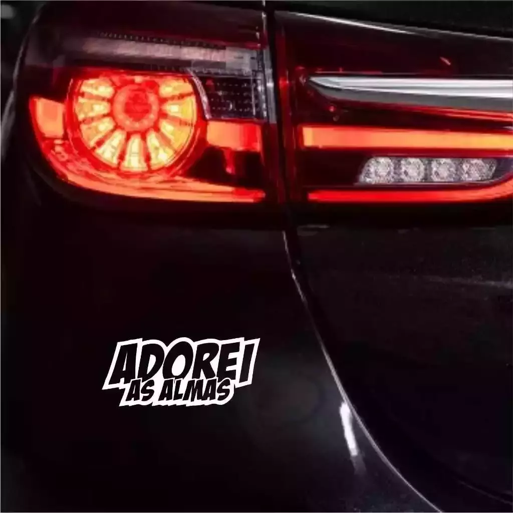 Adesivo Recortado - ADOREI AS ALMAS Umbanda Candomblé