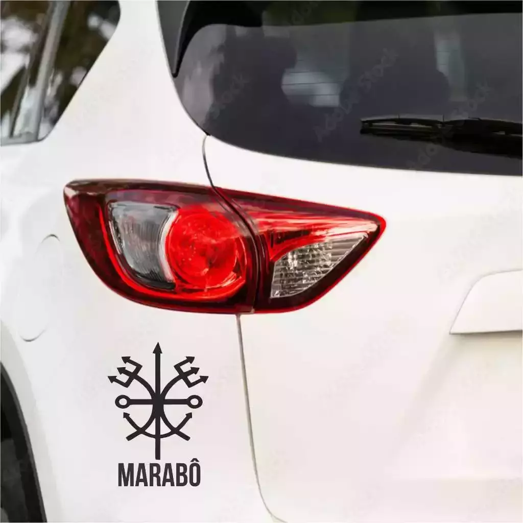 Miniatura 2 de Adesivo Recortado - MARABO Umbanda Candomblé
