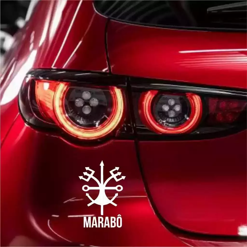 Adesivo Recortado - MARABO Umbanda Candomblé