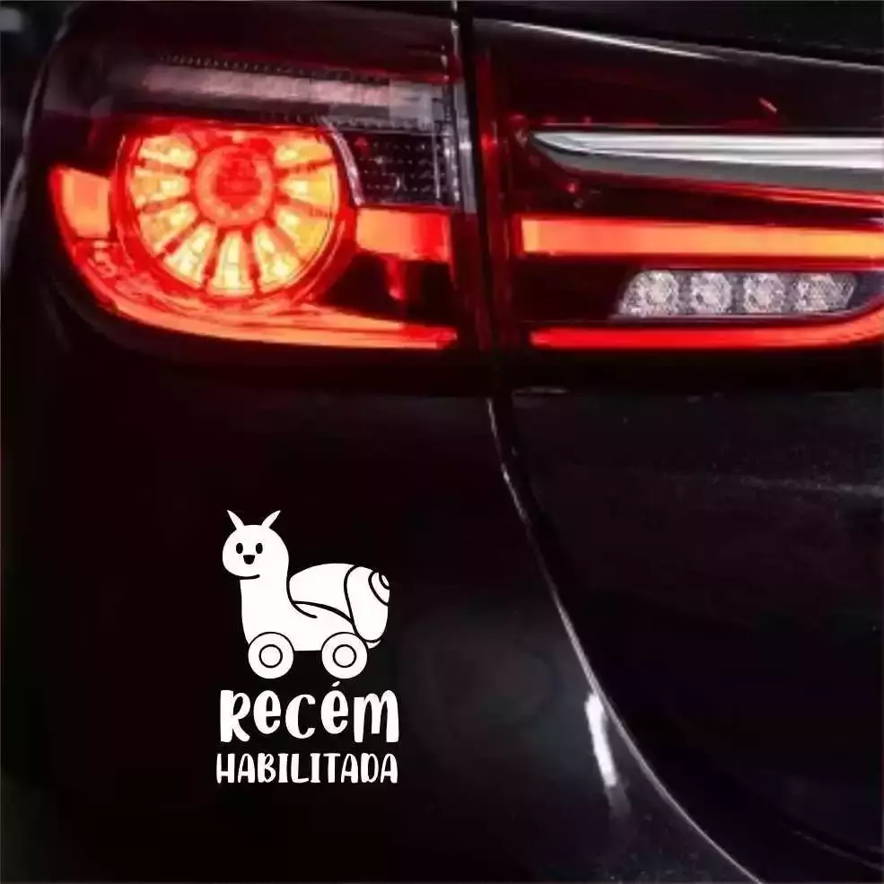 Miniatura 3 de Adesivo Recortado - RECÉM HABILITADA