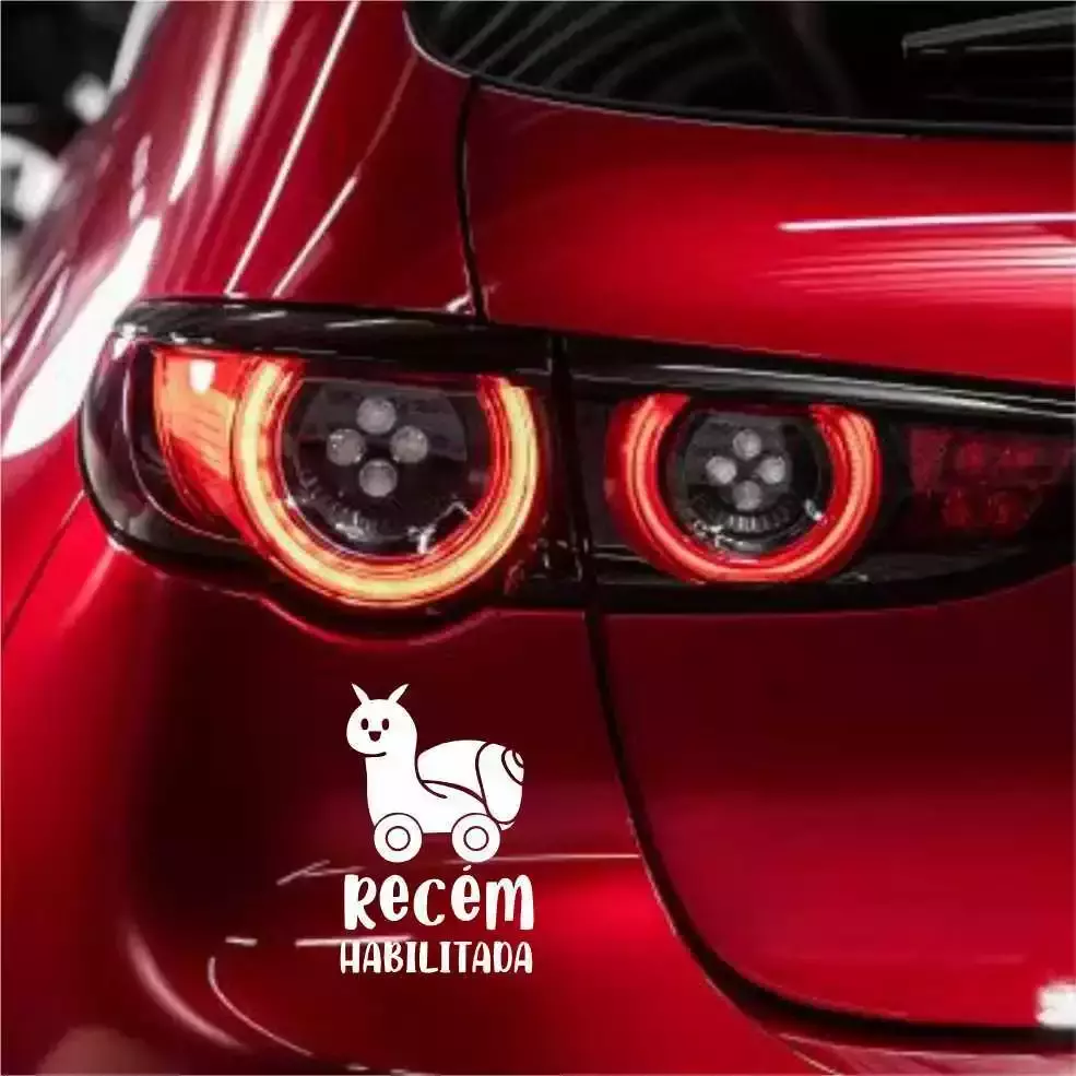 Adesivo Recortado - RECÉM HABILITADA