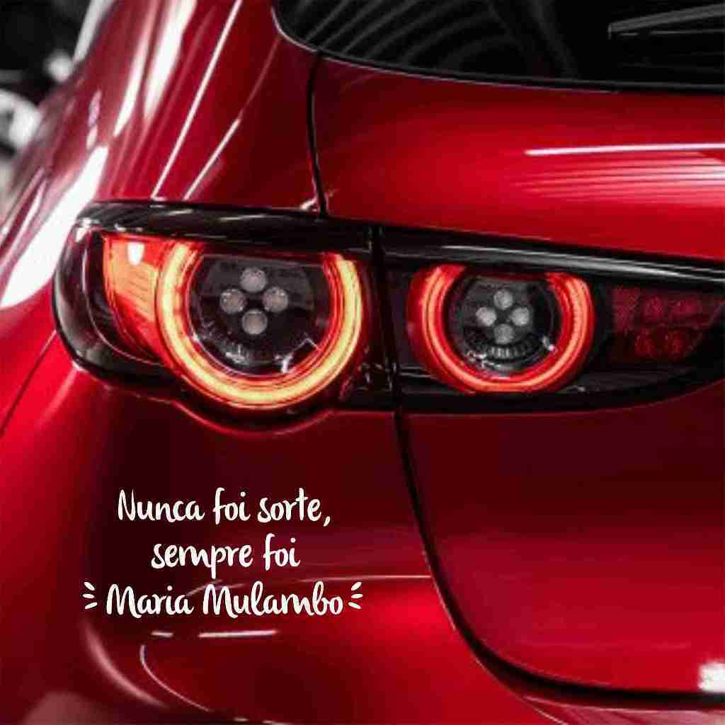 Miniatura 3 de Adesivo Recortado - Nunca foi sorte, sempre fui Maria Mulambo 16x8 Umbanda Candomblé