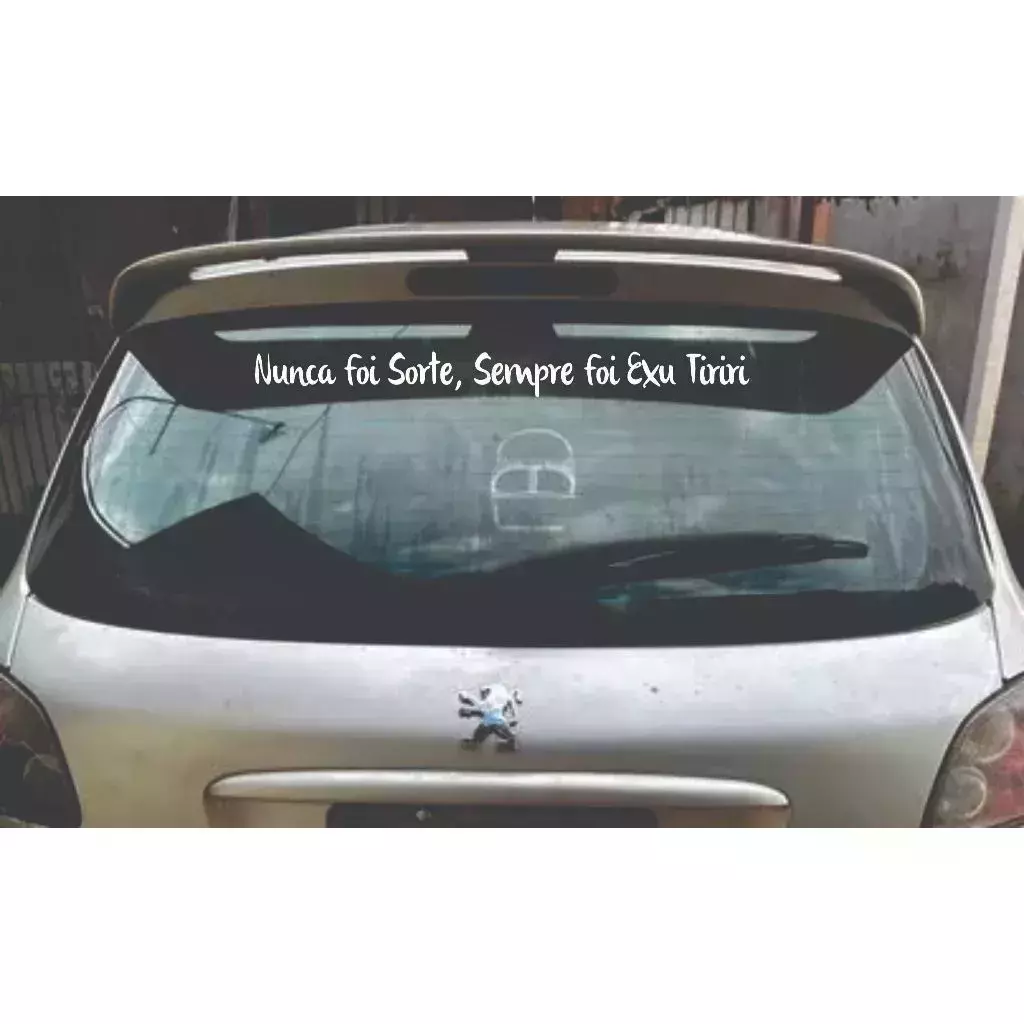 Miniatura 15 de Adesivo Personalizado p/ Carro 80 cm CAMDOMBLE UMBANDA ARTIGOS RELIGIOSOS ORIXAS EXU POMBA GIRA ESQUERDA CIGANA MALANDRO