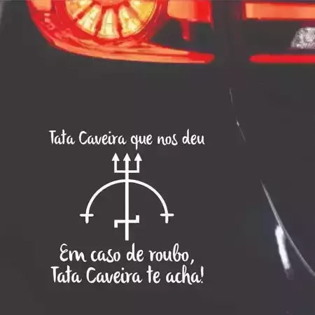 Miniatura 13 de Adesivos VARIOS NOMES 14X15cm Umbanda Candomblé Artigos Religiosos Adesivos Carro Stickers Exu Pomba Gira