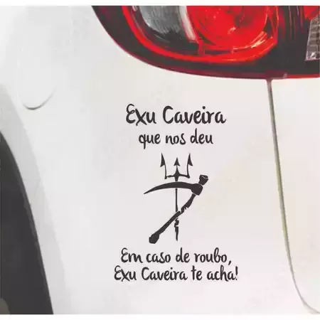Miniatura 8 de Adesivos VARIOS NOMES 14X15cm Umbanda Candomblé Artigos Religiosos Adesivos Carro Stickers Exu Pomba Gira