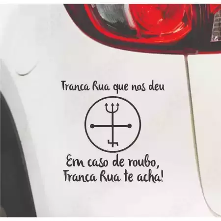 Miniatura 7 de Adesivos VARIOS NOMES 14X15cm Umbanda Candomblé Artigos Religiosos Adesivos Carro Stickers Exu Pomba Gira