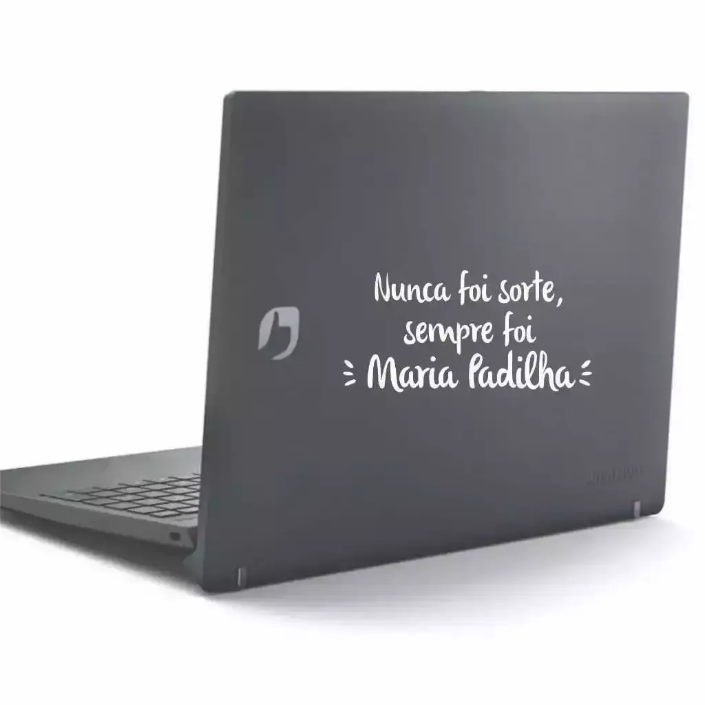 Miniatura 6 de Adesivo Recortado - Nunca foi sorte, sempre foi Maria Padilha 16x8 cm Umbanda Candomblé Artigos Religiosos Adesivos Carro Stickers Exu Pomba Gira