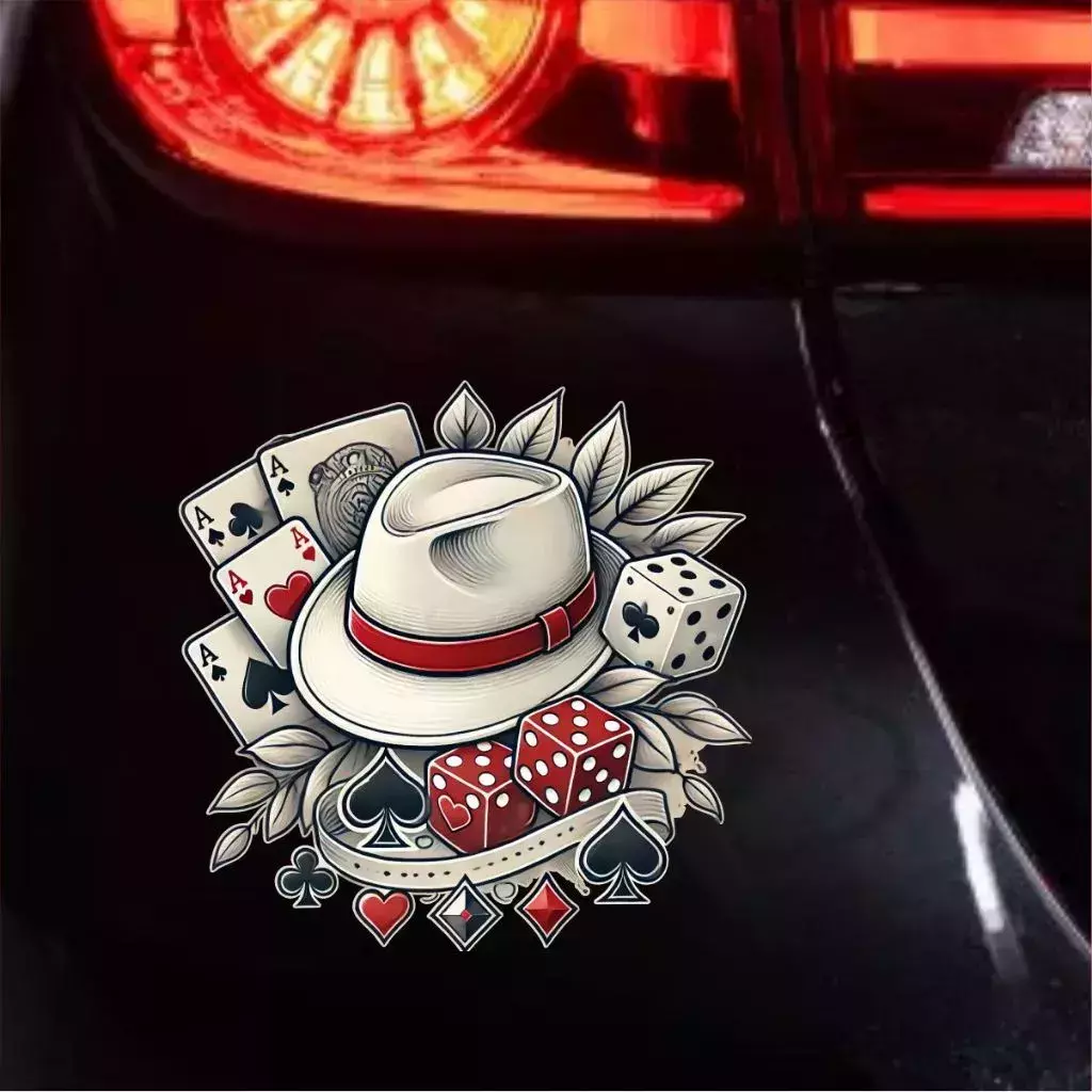 Miniatura 2 de Adesivo Malandro Malandra Zé Pelintra 15x15 Umbanda Candomblé