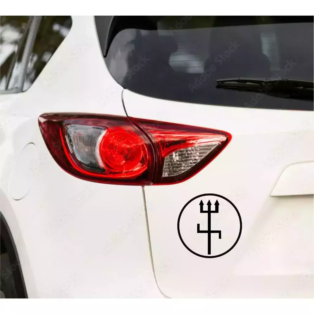 Miniatura 6 de Adesivo Recortado - Tridente 7x7cm