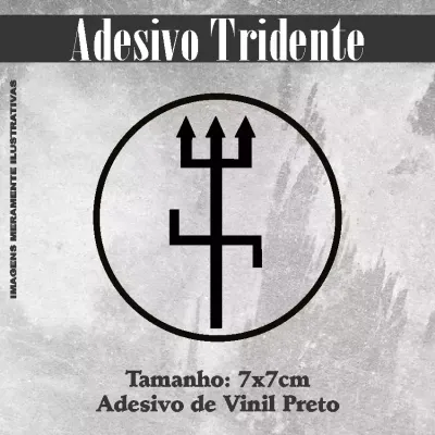Miniatura 5 de Adesivo Recortado - Tridente 7x7