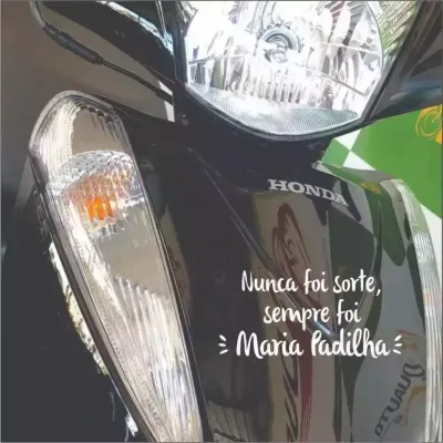 Miniatura 7 de Adesivo Recortado - Nunca Foi Sorte, Sempre Foi Maria Padilha 16x8